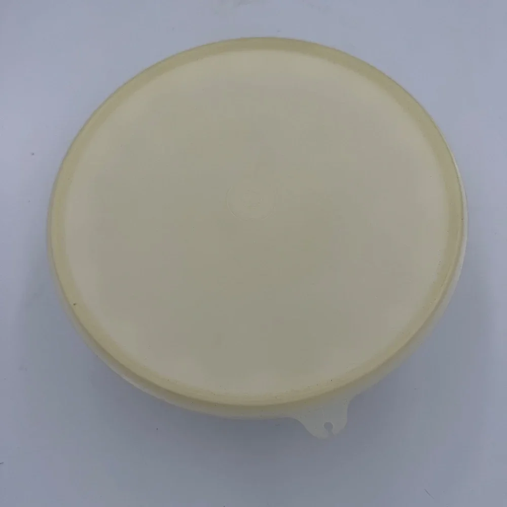 Vintage Tupperware Jel-N-Serve Jello Mold Star Center Scalloped Sheer White 608